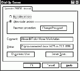   Dial-Up Server