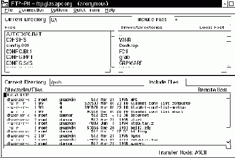 FTP -PM  IBM OS/2 Warp Connect