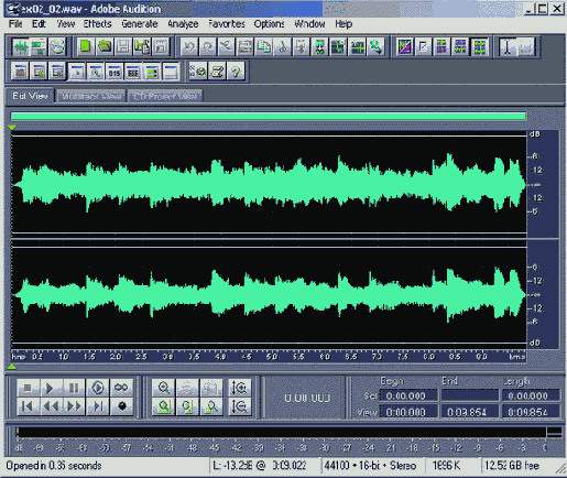 Иллюстрированный самоучитель по Adobe Audition 1.5