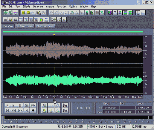 Иллюстрированный самоучитель по Adobe Audition 1.5