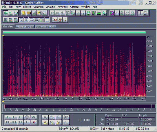 Обработка звука в Adobe Audition 1.5