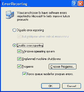  Error Reporting