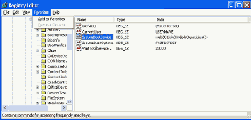   Windows 2000  Regedit